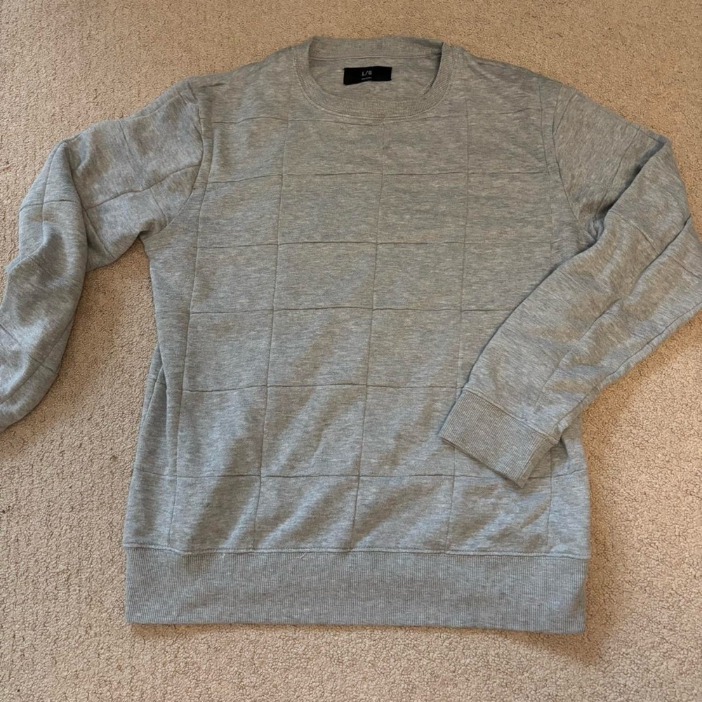 H&M Light Gray Crewneck Sweater